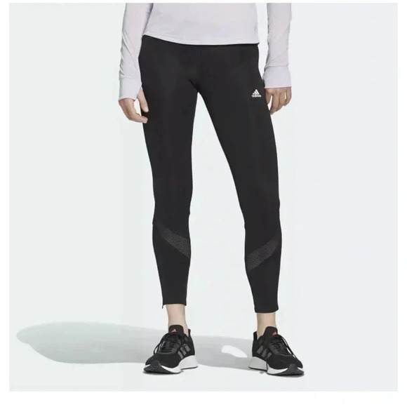 adidas Own The Run Womens Long Running‎ Tights Black medium  FS9832 EUC - Picture 1 of 8